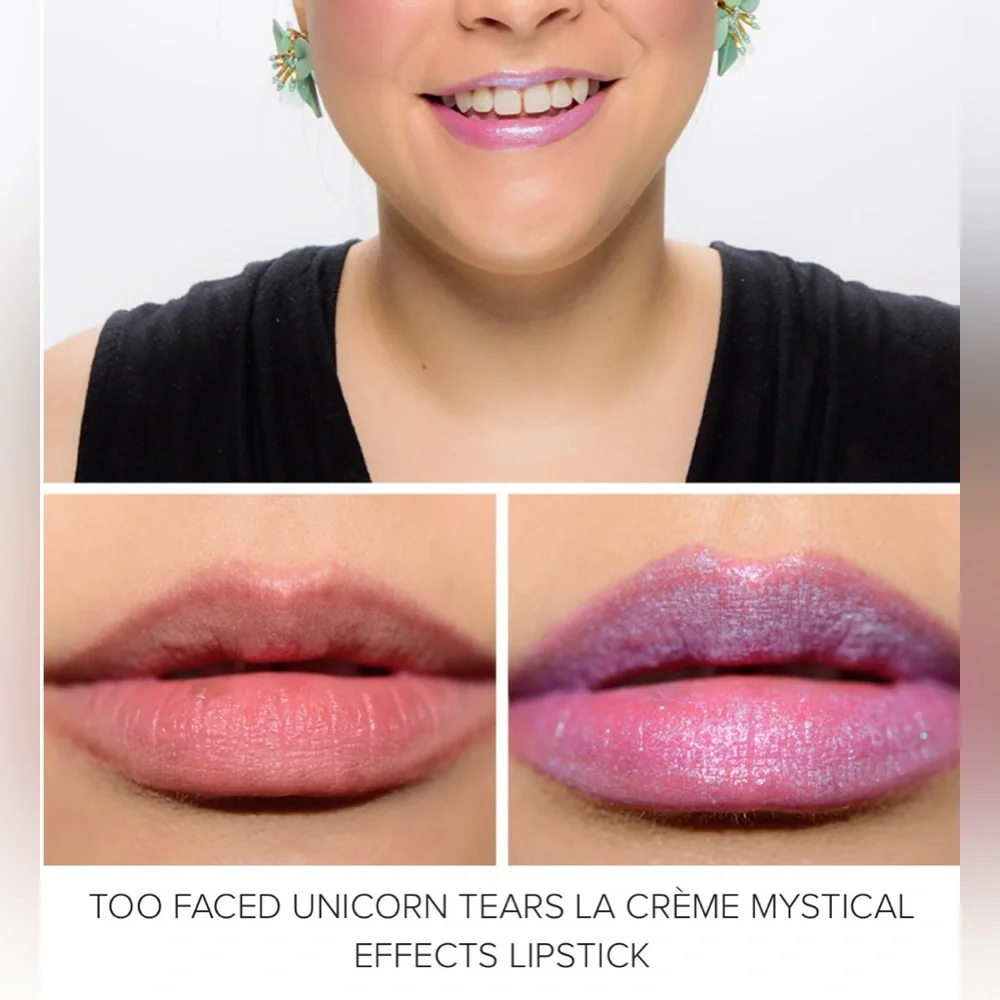 Too Faced Unicorn Tears Mystical Effects Lipstick 🦄✨💄